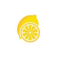 plantilla de diseño de imágenes prediseñadas de limón vector