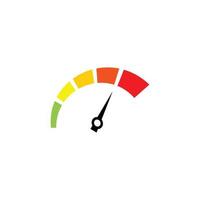 speedometer icon design template vector