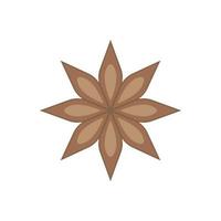 star anise icon design template vector