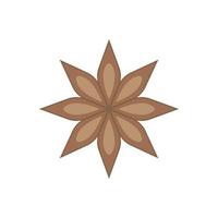 star anise icon design template vector