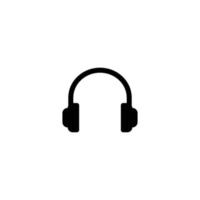 headphone icon design template vector