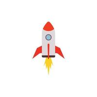 rocket icon design template vector