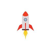 rocket icon design template vector