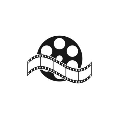 film strip icon design template vector