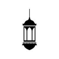 islamic lantern logo icon design template vector