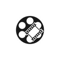 film strip icon design template vector