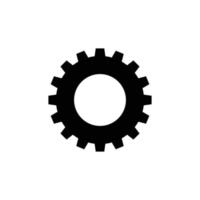 gear icon design template vector