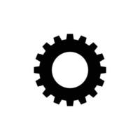 gear icon design template vector