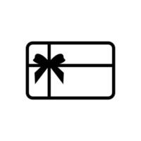 vector de plantilla de diseño de icono de tarjeta de regalo
