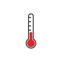 thermometer icon design template vector