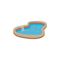 pool clipart design template vector