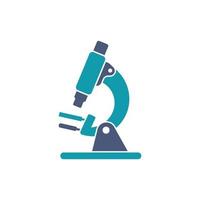 microscope icon design template vector