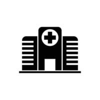 vector de plantilla de diseño de icono de hospital