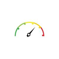 speedometer icon design template vector