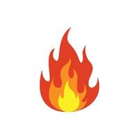 vector de plantilla de diseño de icono de logotipo de fuego