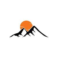 mountain logo icon design template vector