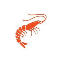 shrimp logo icon design template vector