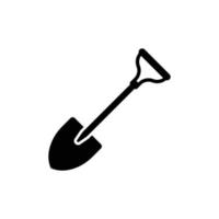 shovel icon design template vector