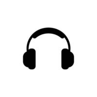 headphone icon design template vector