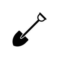 shovel icon design template vector