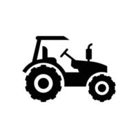 vector de diseño de icono de logotipo de tractor