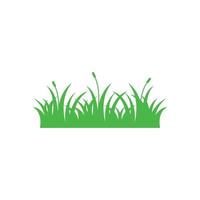 vector de plantilla de diseño de icono de hierba