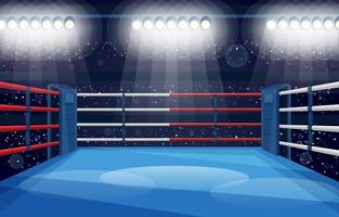 Sport Boxing Ring Background vector