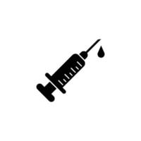 syringe icon design template vector