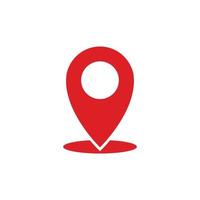 location pin icon design template vector