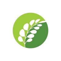 tropical Leaves logo icon design vector