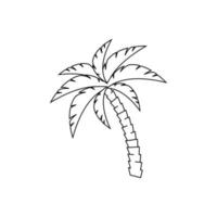 palm tree graphic design template vector