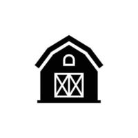 barn icon design template vector