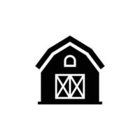 barn icon design template vector