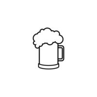 beer icon design template vector