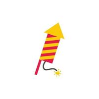 firecrackers icon design template vector