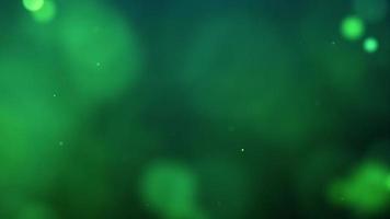 Bokeh partículas brillo premios gradiente de polvo resumen de antecedentes. brillante futurista en el espacio sobre fondo azul.