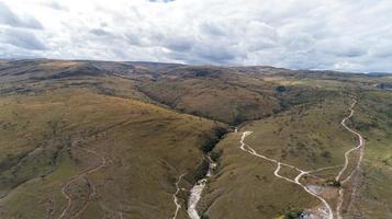 Aerial view of the Sorocaba River photo