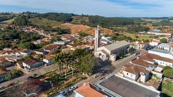 Aerial view of a Brazilian town photo