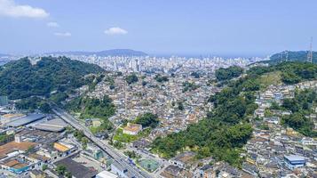 vista aerea de la ciudad de santos foto