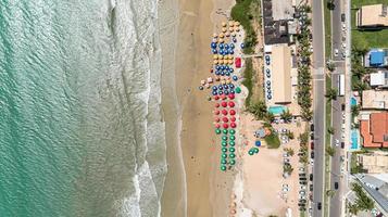 Aerial view of the beach photo