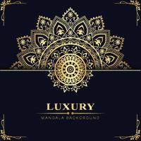 Luxury mandala background with golden pattern Decorative mandala for print, poster, cover, brochure, flyer, banner