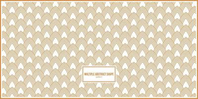 beautiful multiple abstract shape pattern vector