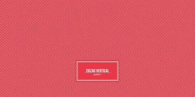 vertical zig zag line pattern on red background vector