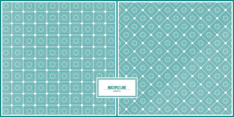 rectangle and circle filled by multiple line pattern