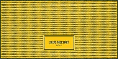 zig zag line vertical pattern with different thickness vector