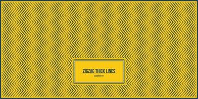 zig zag line vertical pattern with different thickness vector