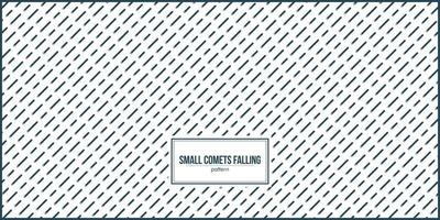 endless small comets falling pattern vector