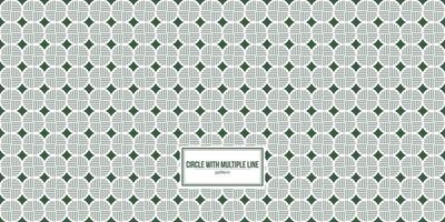 circle with multiple lines pattern vector