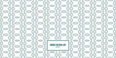 unique culture shape art pattern vector