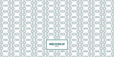 unique culture shape art pattern vector